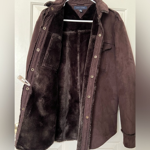 Vintage Tommy Hilfiger Western Faux Suede Shirt Jacket - Picture 2 of 5
